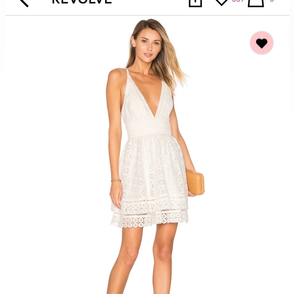 Sold out lovers and friends white dress